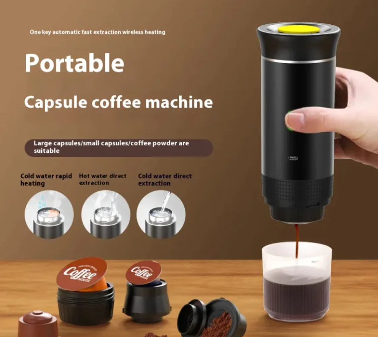 LiteLyfe Portable Capsule Coffee Machine